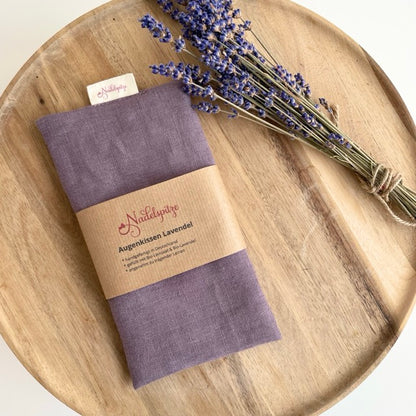 Augenkissen aus Leinen mit Bio-Lavendel &amp; Leinsaat