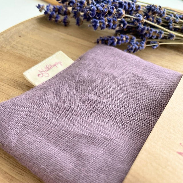 Augenkissen aus Leinen mit Bio-Lavendel &amp; Leinsaat